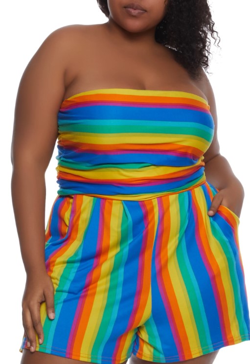 Rainbow Plus Size Clothes