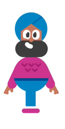 Duolingo character Vikram