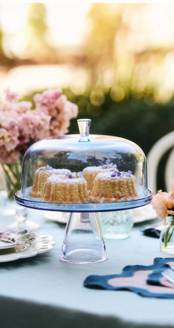 first apartment gift idea - anthropologie gift cake stand with dome cover
