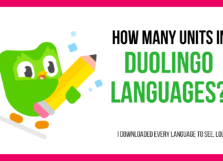 how many units duolingo languages