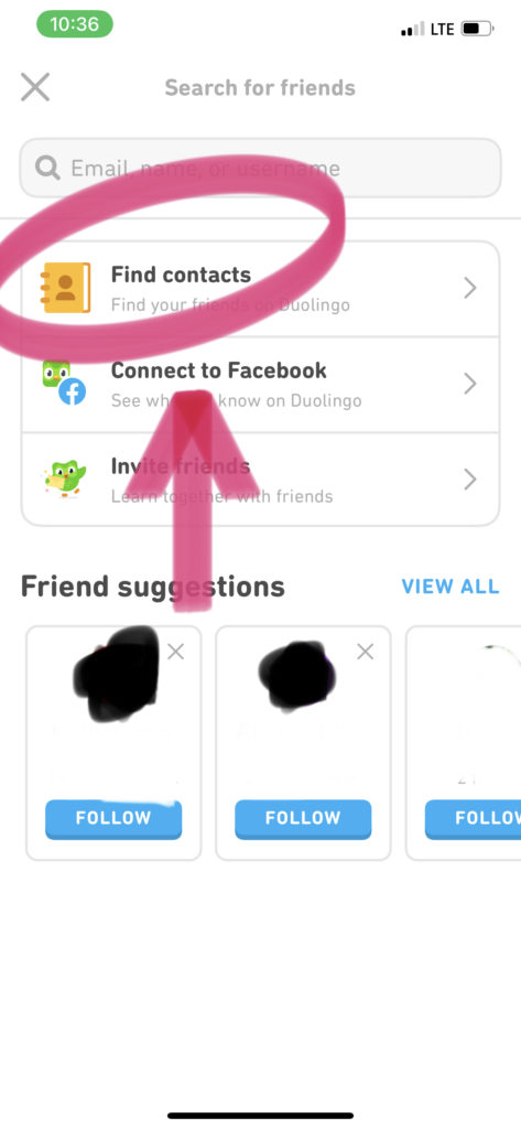 how to add friends on duolingo - iphone 2023