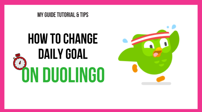 how to change your daily goal on Duolingo