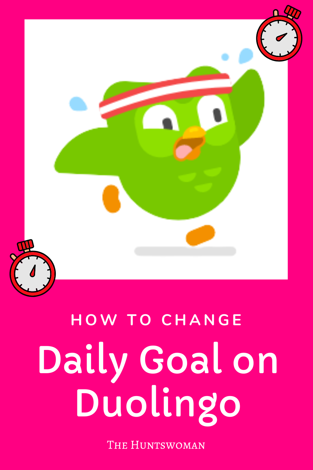 Change Daily Goal on Duolingo Steps in 2023 The Huntswoman