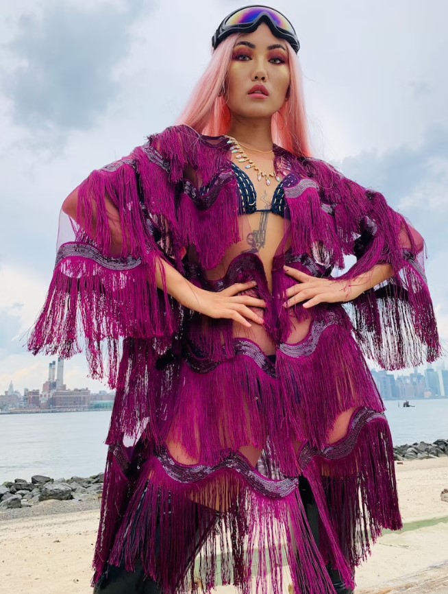 Plus Size Burning Man Festival Outfit 