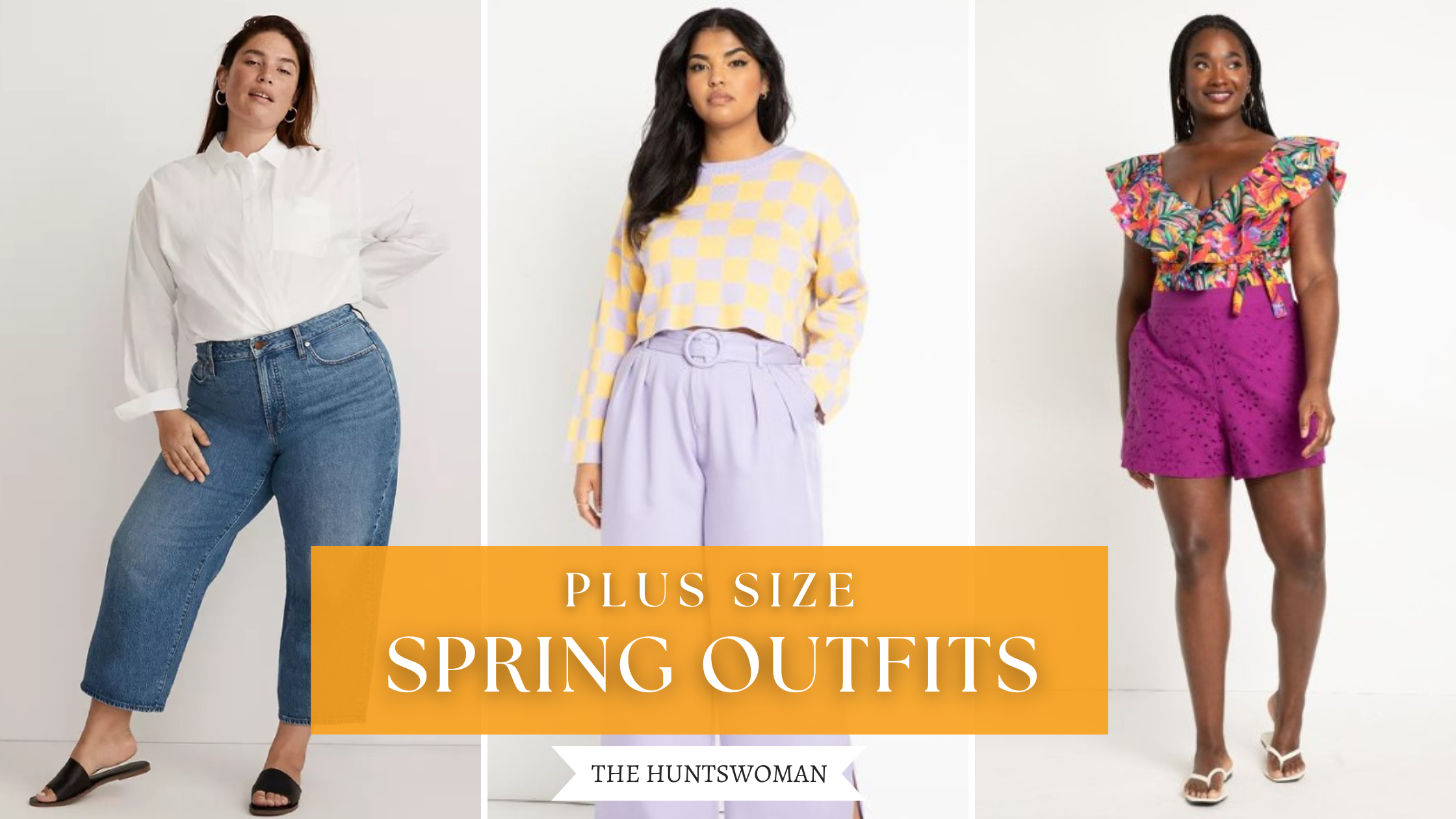 4 PLUS SIZE OUTFITS // to take you from winter to spring — House