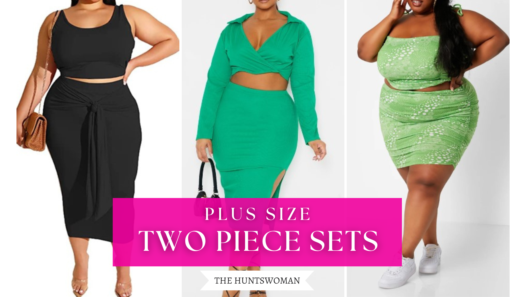 Plus Size Women 2 Piece Outfits Sets Sexy Tracksuit Midi Dress