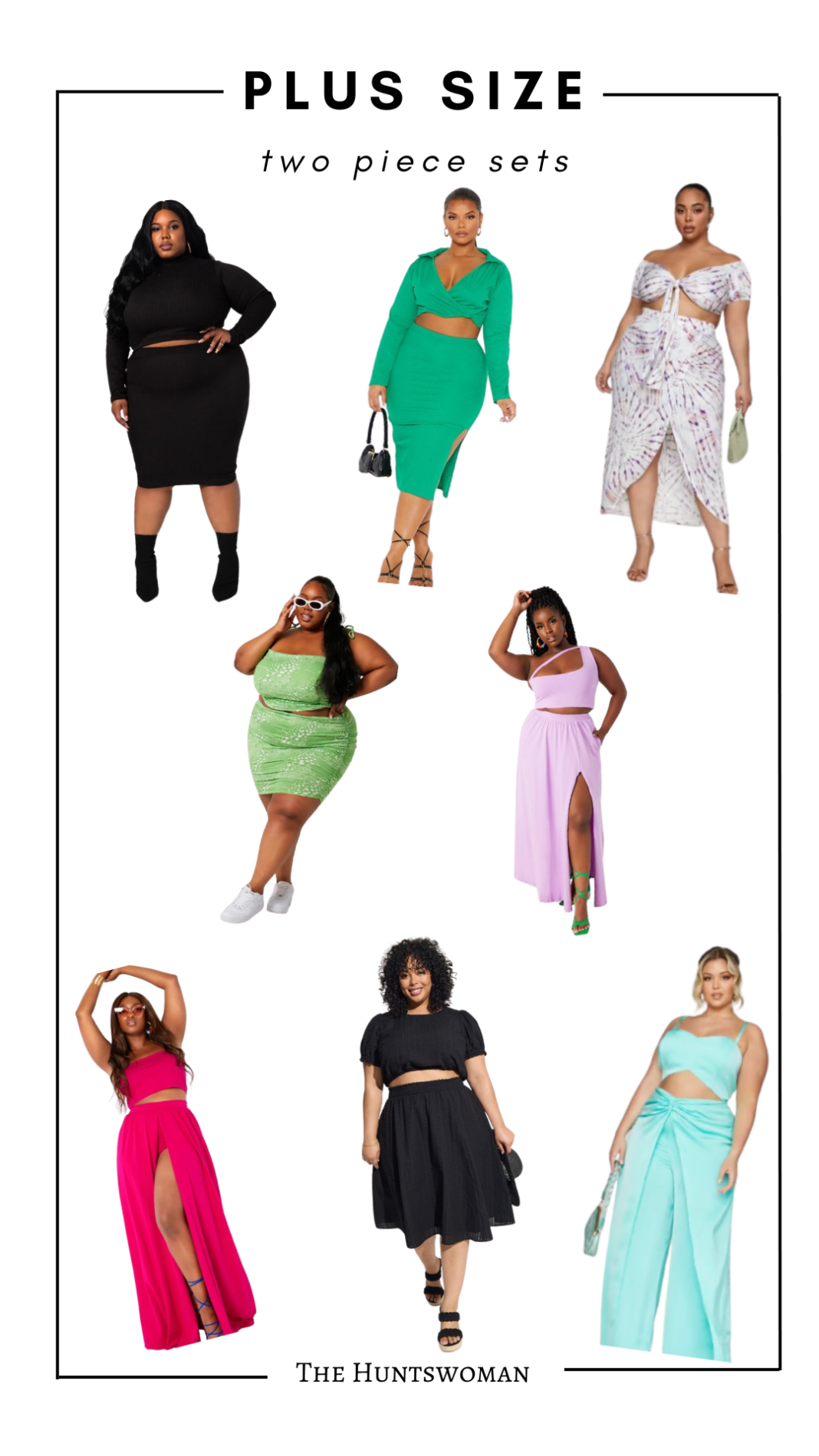 55+ Super Fun Plus Size Two Piece Sets - My Ideas for 2023 - The Huntswoman