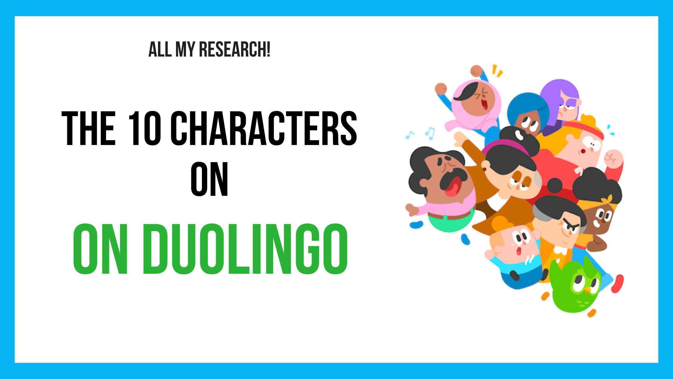 The 10 Characters On Duolingo 