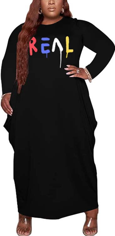 Plus Size Black Maxi Dress
