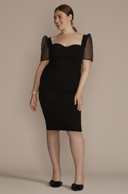 plus size cocktail dress