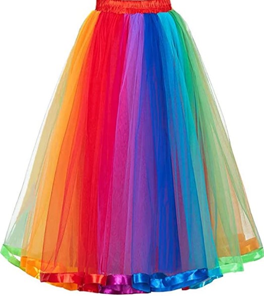 Plus Size Pride Outfit Idea - Plus Size Rainbow Tutu