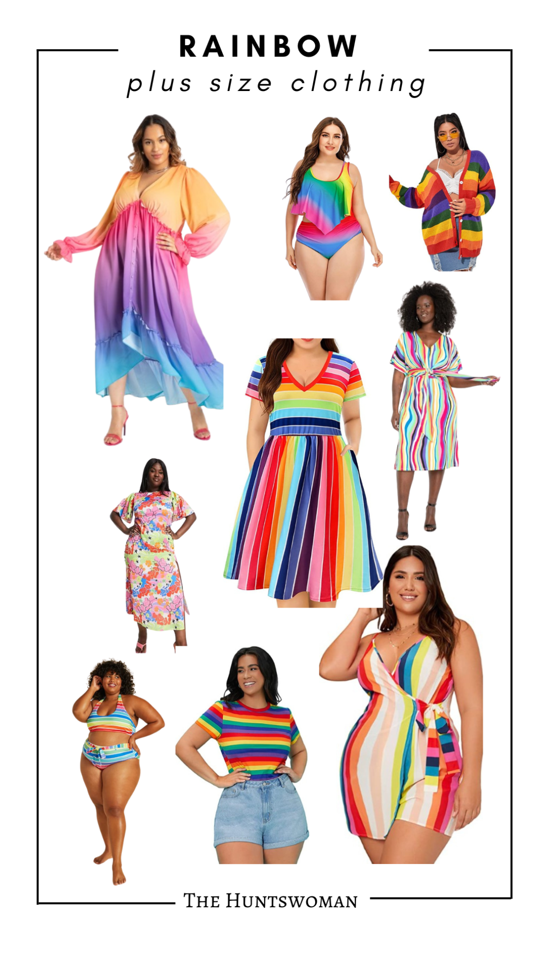 8 Best Rainbow Plus Size Clothing My Fave Outfit Ideas For 2023 The Huntswoman