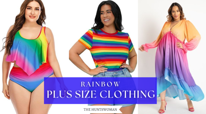 rainbow plus size clothing