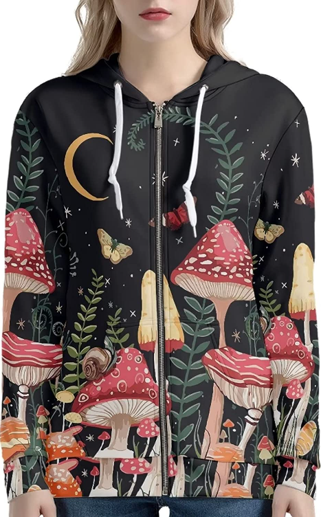 Plus Size Mushroom Core Outfit Idea