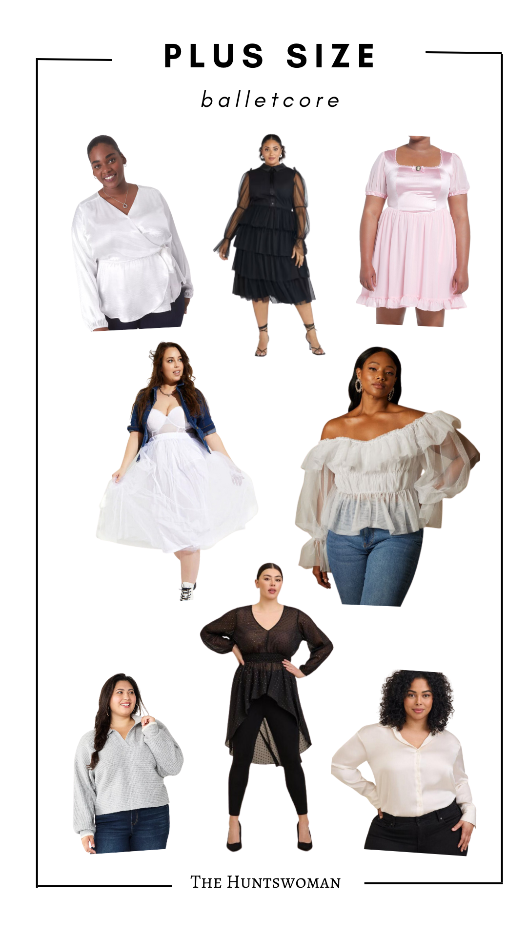 15+ Plus Size Ballet Core Outfits | Where to Shop - The Huntswoman