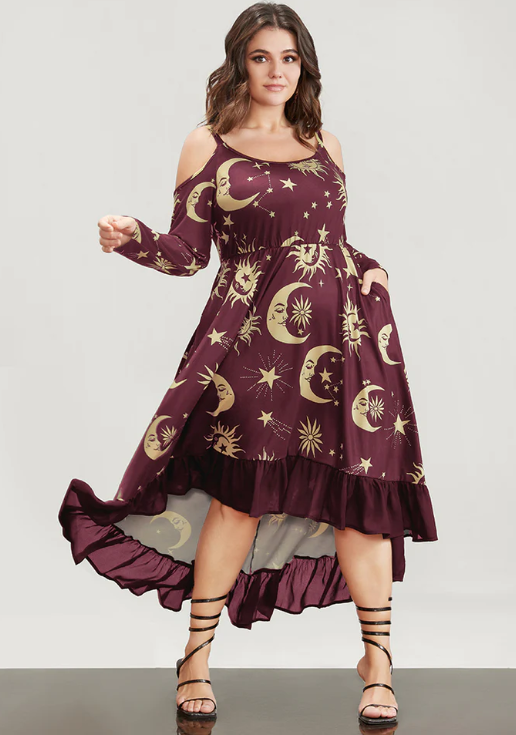 Plus Size Witchy Clothing - Dress