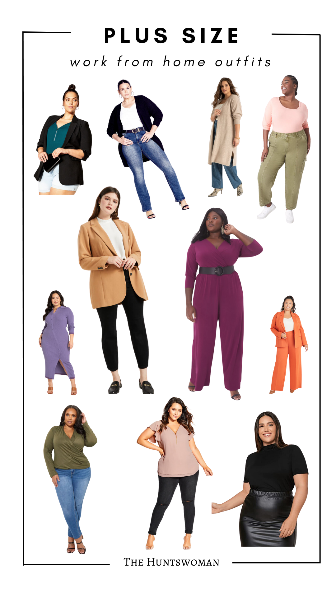 17 BEST Plus Size Work from Home Clothes | Where to Shop - The Huntswoman