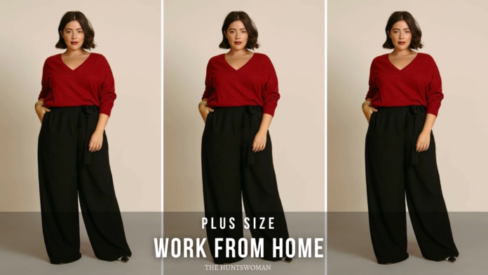 plus size work from home outfits