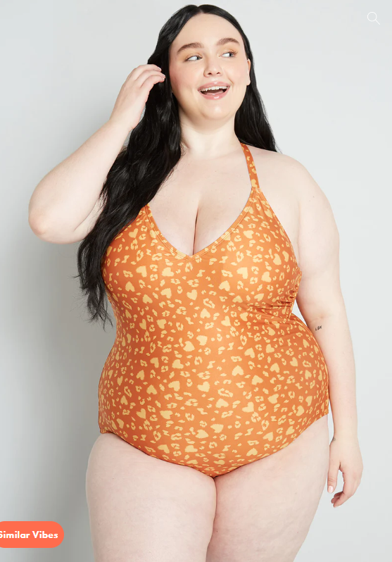 Plus Size Swimsuit for Big Belly - One Piece