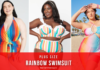 17+ Fabulous Plus Size Rainbow Swimsuit Options You’ll LOVE in 2023 | Where to Shop!! Plus Size Rainbow Swimsuit