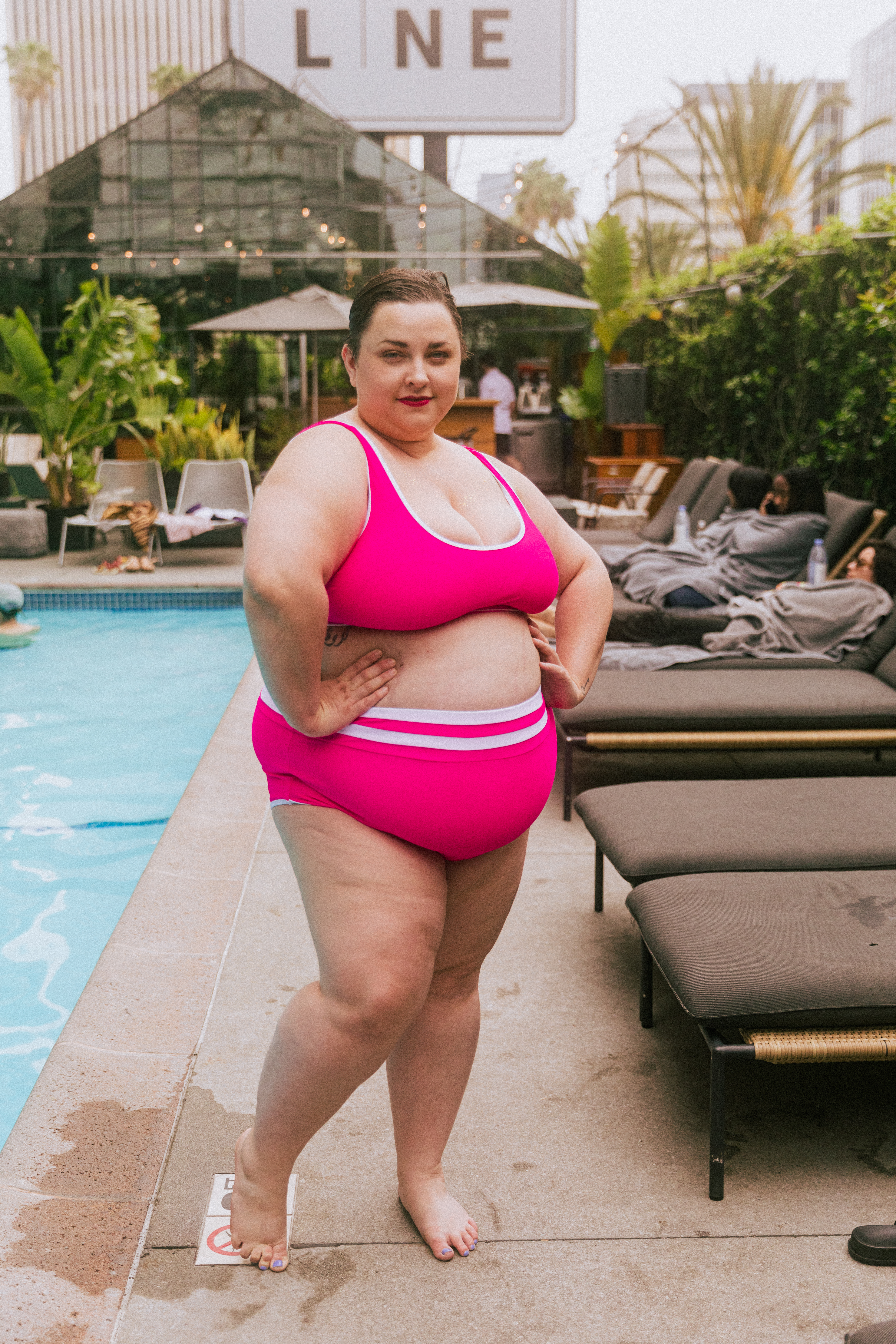 Plus Size Swimsuit for Big Belly