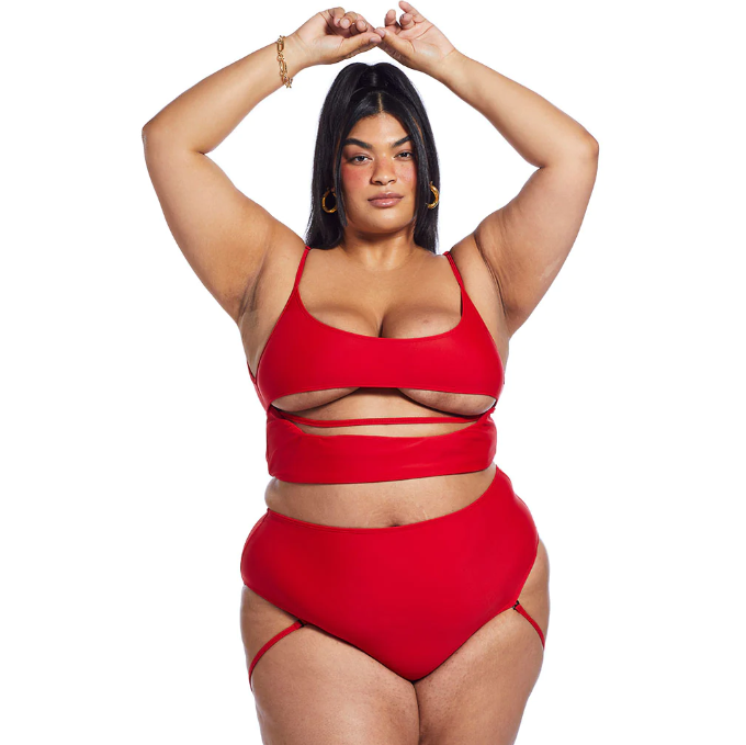 Plus size swimsuits for smaller bust CHROMAT